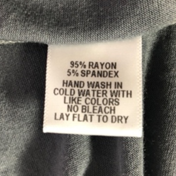 NWOT Olivia Moon Faux Cross Front Drape Style Relaxed Fit Blouse Size L - Picture 7 of 8